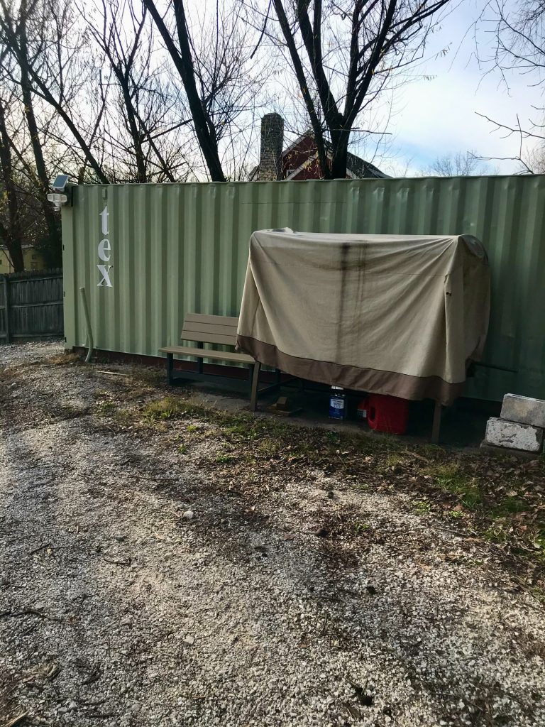 Green storage building
